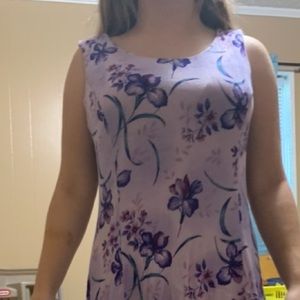 Betsy’s things size14 purple with flowers